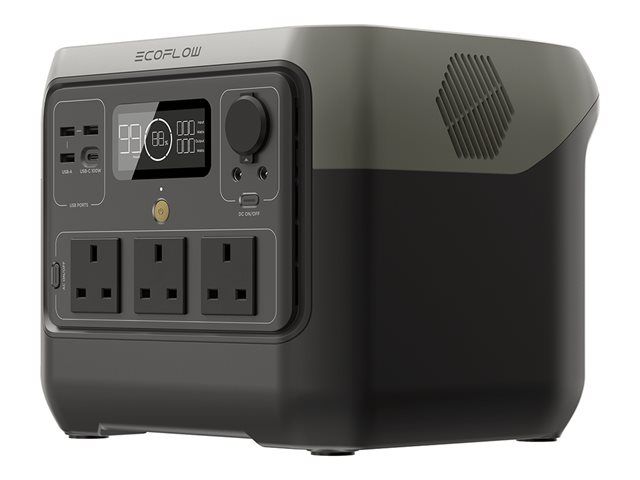 [Special Offer !!!] EcoFlow RIVER 2 Pro Portable Power Station (ZMR620-B-UK) – 768Wh LiFePO₄ Battery, 800W AC Output (1600W Surge), Ultra-Fast Charging, Solar Generator with Smart App Control