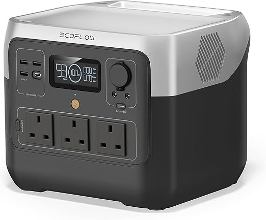 [Special Offer !!!] EcoFlow RIVER 2 Pro Portable Power Station (ZMR620-B-UK) – 768Wh LiFePO₄ Battery, 800W AC Output (1600W Surge), Ultra-Fast Charging, Solar Generator with Smart App Control