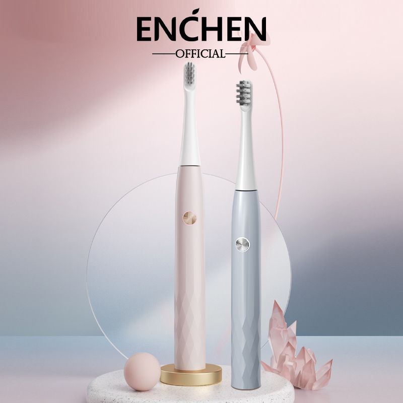 [Hot Deal 🔥] ENCHEN Electric Toothbrush T501 – Sonic Vibration Rechargeable Toothbrush with Smart 2-Minute Timer, USB Type-C Fast Charging, Replaceable Brush Heads & IPX7 Waterproof Design