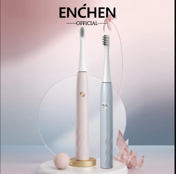ENCHEN Electric Toothbrush T501 – Sonic Vibration Rechargeable Toothbrush with Soft DuPont Bristles,30-Day Battery Life, IPX7 Waterproof Design & Smart Timer for Deep, Gentle, and Effective Oral Clean