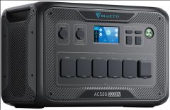 [Special Offer] Bluetti AC500 Modular Solar Power Station – 5000W Pure Sine Wave Inverter, Expandable Capacity up to 18.4kWh, Smart App Control & Solar Charging