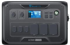 [Special Offer] Bluetti AC500 Modular Solar Power Station – 5000W Pure Sine Wave Inverter, Expandable Capacity up to 18.4kWh, Smart App Control & Solar Charging
