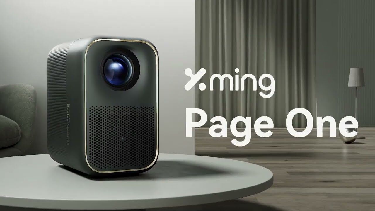 [Special Offer] ForMovie Xming Page One projector - Portable Smart Projector, Full HD, Dolby Audio Netflix Certified Smart WiFi