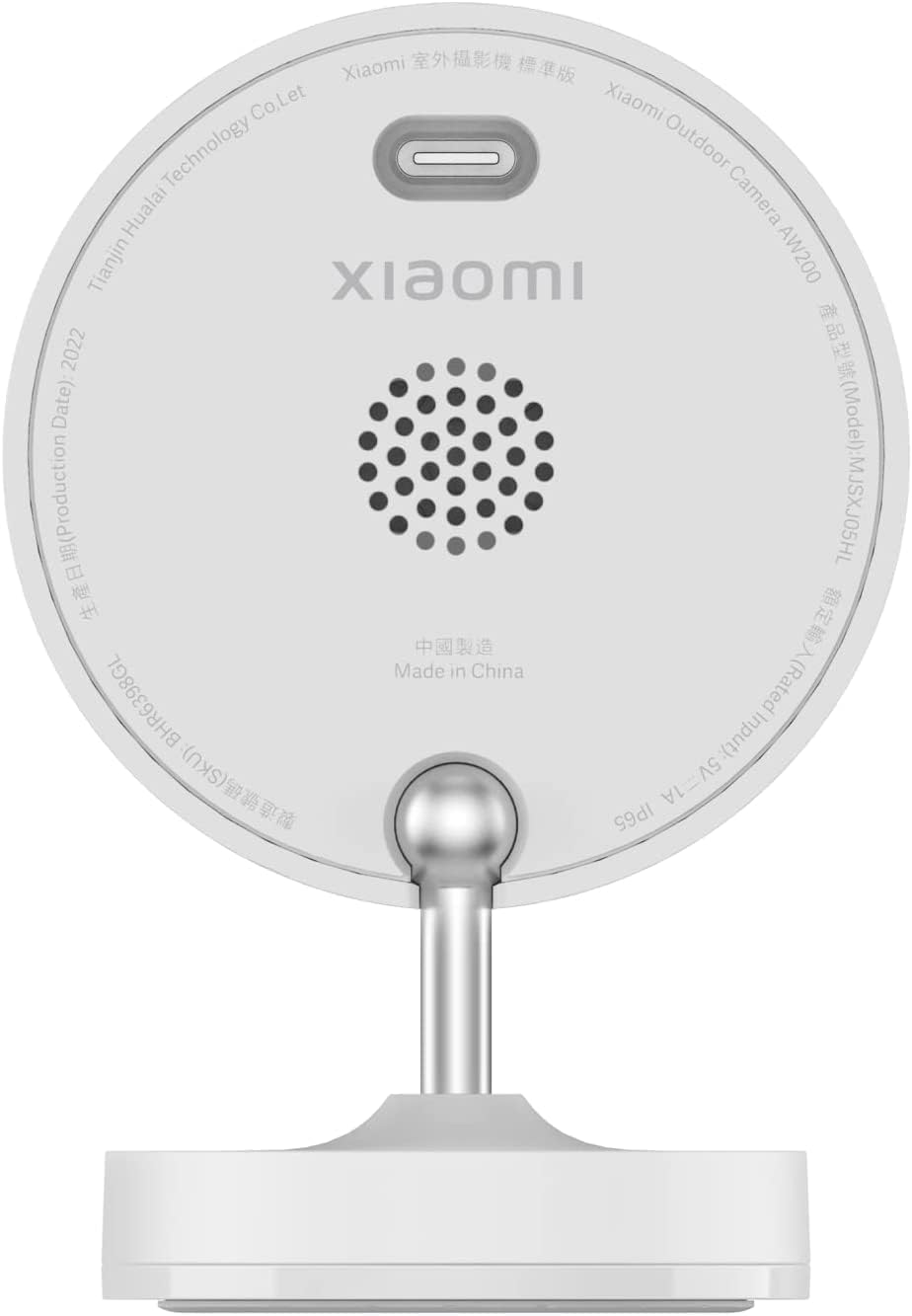 [Special Offer ]Xiaomi Outdoor CCTV Camera AW200 White, Colour Night Vision, Water and Dust Resistance, Motion Detection, Speaker Up to 5 m