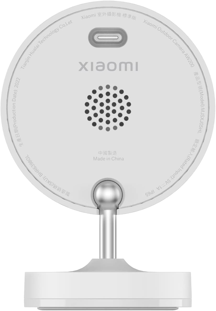 [Special Offer ]Xiaomi Outdoor CCTV Camera AW200 White, Colour Night Vision, Water and Dust Resistance, Motion Detection, Speaker Up to 5 m