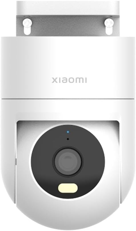 [Special Offer] Xiaomi Outdoor Camera CW300, 2.5K Ultra-Clear Picture Quality, 4MP, Smart Full-Color Night Vision, Bidirectional Gimbal Movement, IP66 Water and dust Resistant, AI Human Tracking, Whit