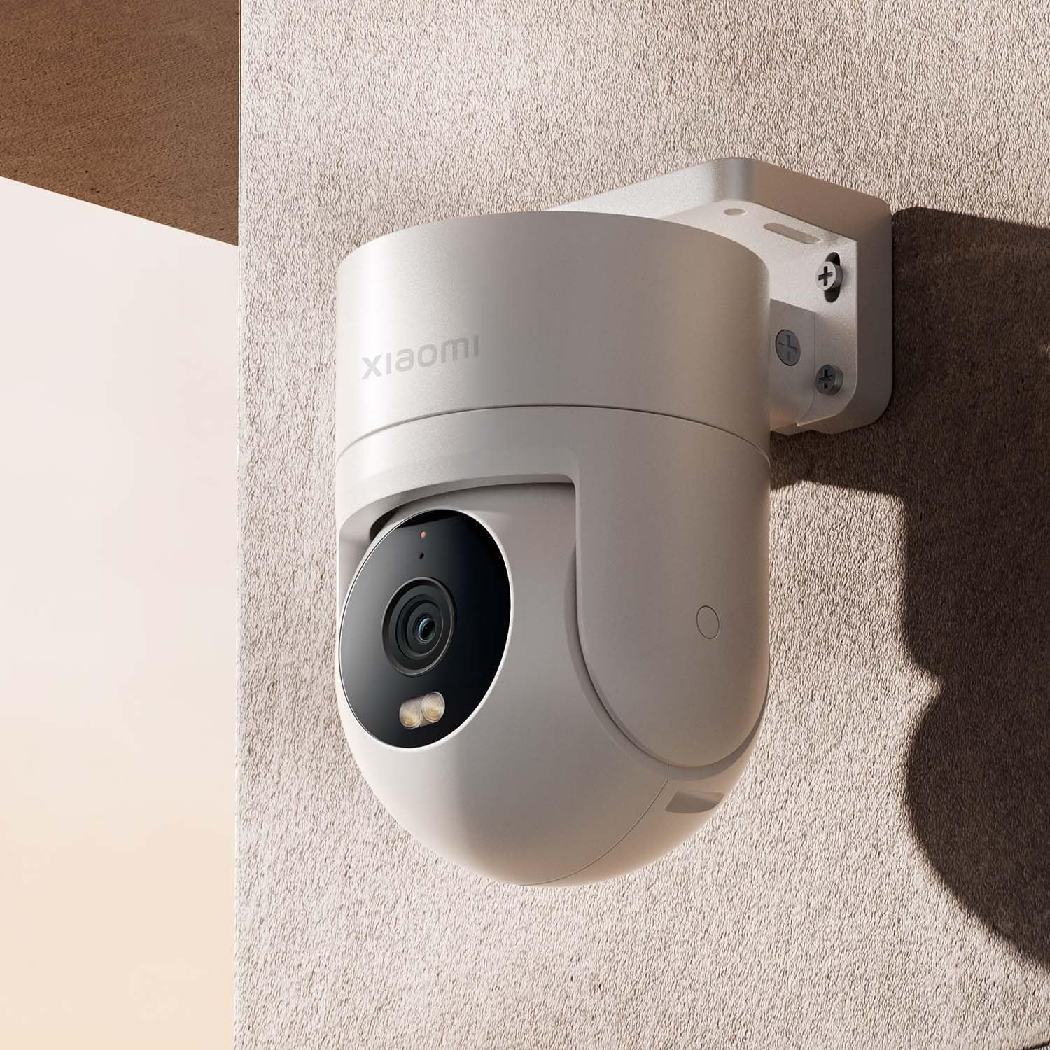 [Special Offer] Xiaomi Outdoor Camera CW300, 2.5K Ultra-Clear Picture Quality, 4MP, Smart Full-Color Night Vision, Bidirectional Gimbal Movement, IP66 Water and dust Resistant, AI Human Tracking, Whit