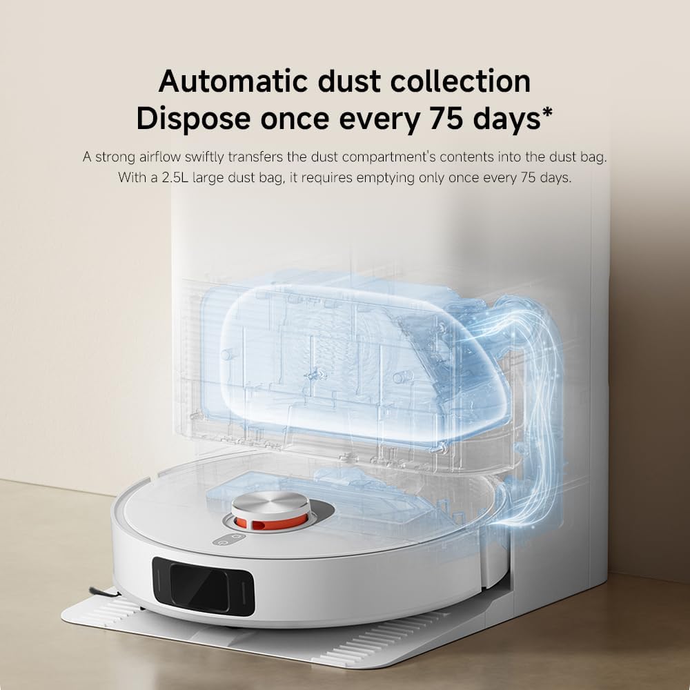[Brand New ] Xiaomi Robot Vacuum X20 Pro, Smart Vacuum Mop, Auto Dust Collection, Laser Navigation, App Control