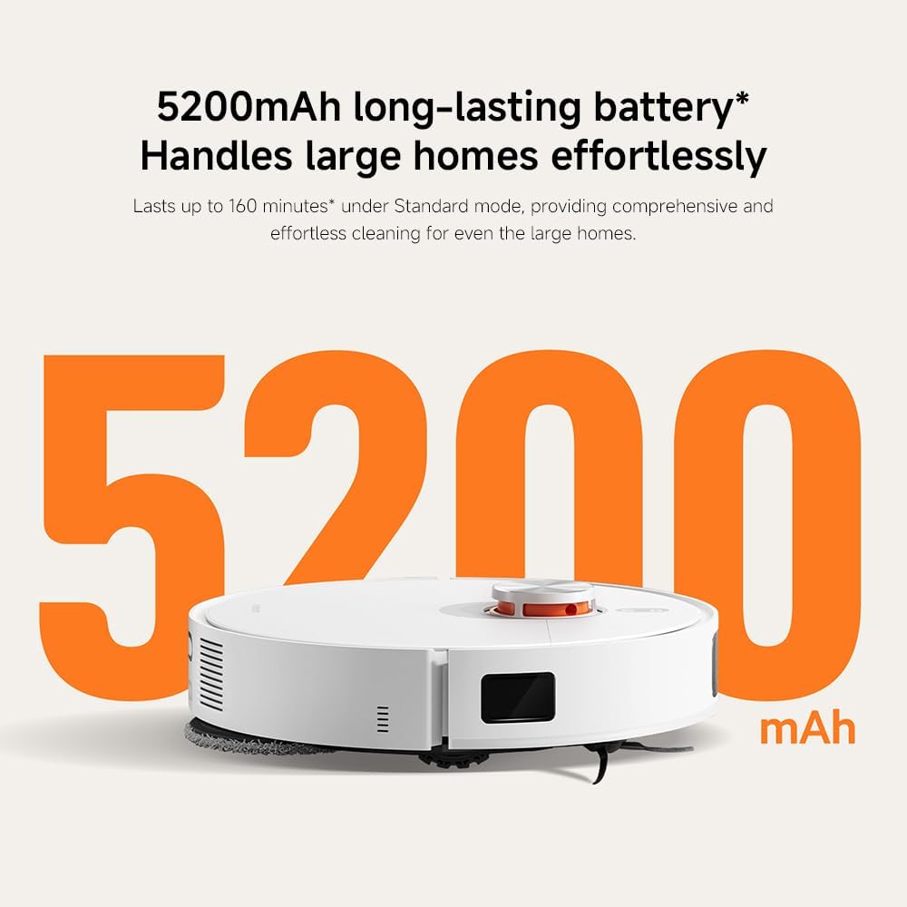 [Brand New ] Xiaomi Robot Vacuum X20 Pro, Smart Vacuum Mop, Auto Dust Collection, Laser Navigation, App Control