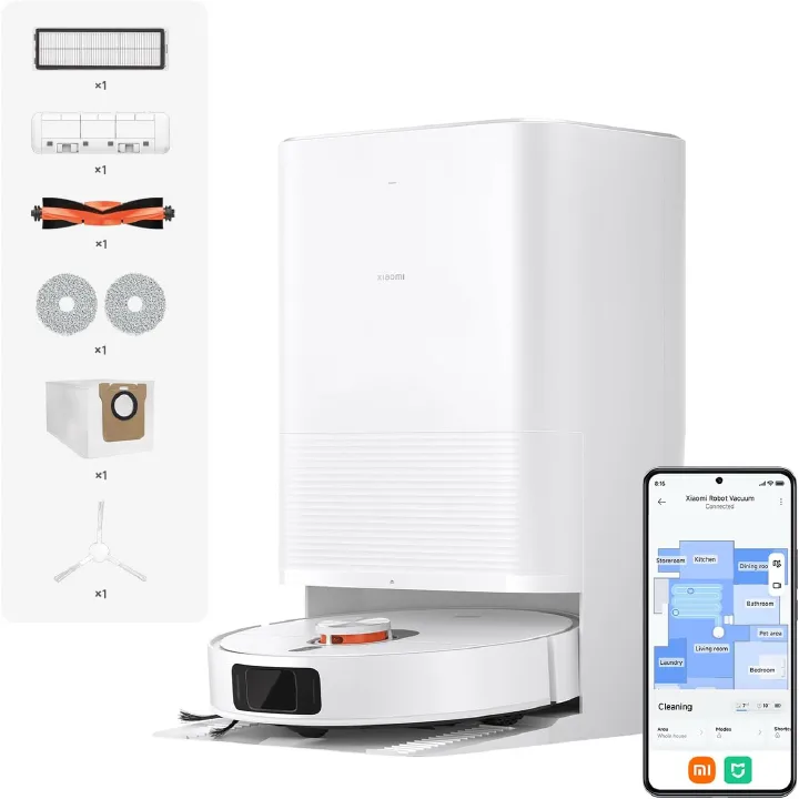 [Brand New ] Xiaomi Robot Vacuum X20 Pro, Smart Vacuum Mop, Auto Dust Collection, Laser Navigation, App Control