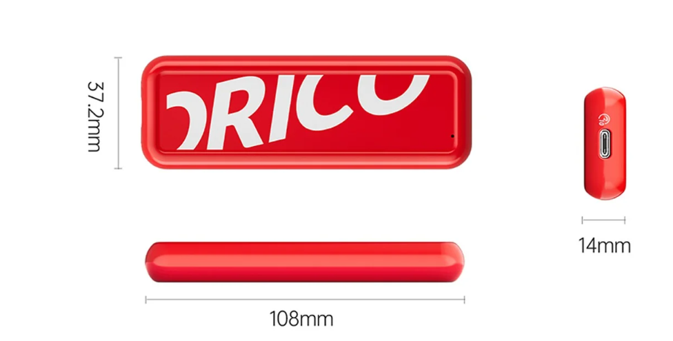 [Special Offer] ORICO M.2 NVMe SSD Enclosure CPM2C3-G2 With USB-C 3.2 Gen2 External SSD Case, 10 Gbps, Tool-Free, Heatsink Inside