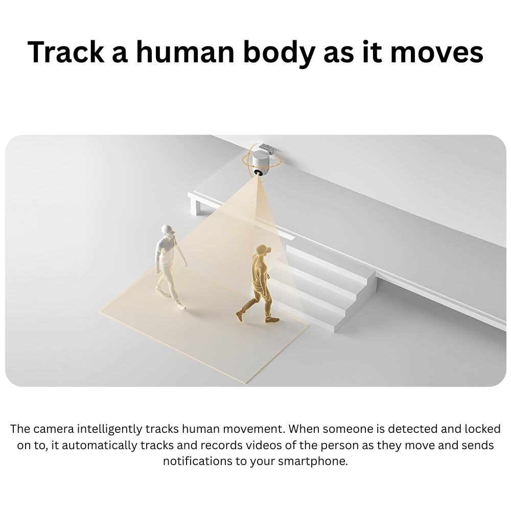 [Special Offer] Xiaomi Outdoor Camera CW300, 2.5K Ultra-Clear Picture Quality, 4MP, Smart Full-Color Night Vision, Bidirectional Gimbal Movement, IP66 Water and dust Resistant, AI Human Tracking, Whit