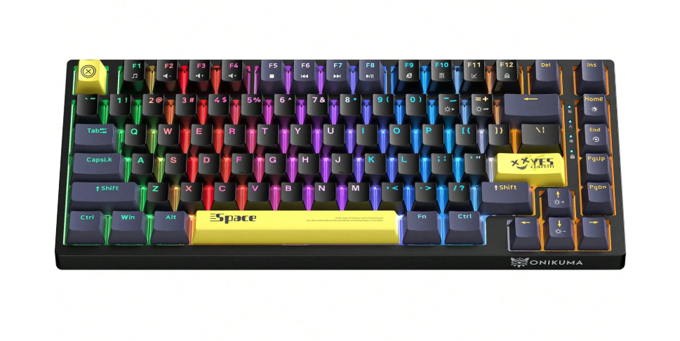 [Special Offer] ONIKUMA G52 Gaming Keyboard, Wired USB Mechanical-Style Keyboard for PC & Laptop