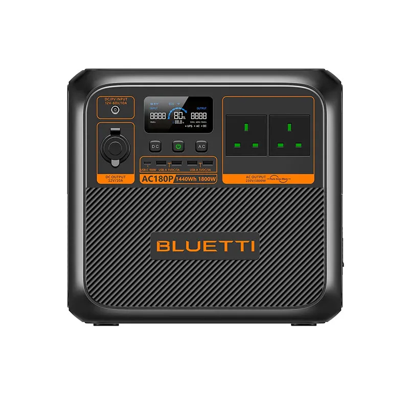 [Special Offer]Bluetti AC180P Portable Power Station 1440Wh 1800W Output Solar Generator
