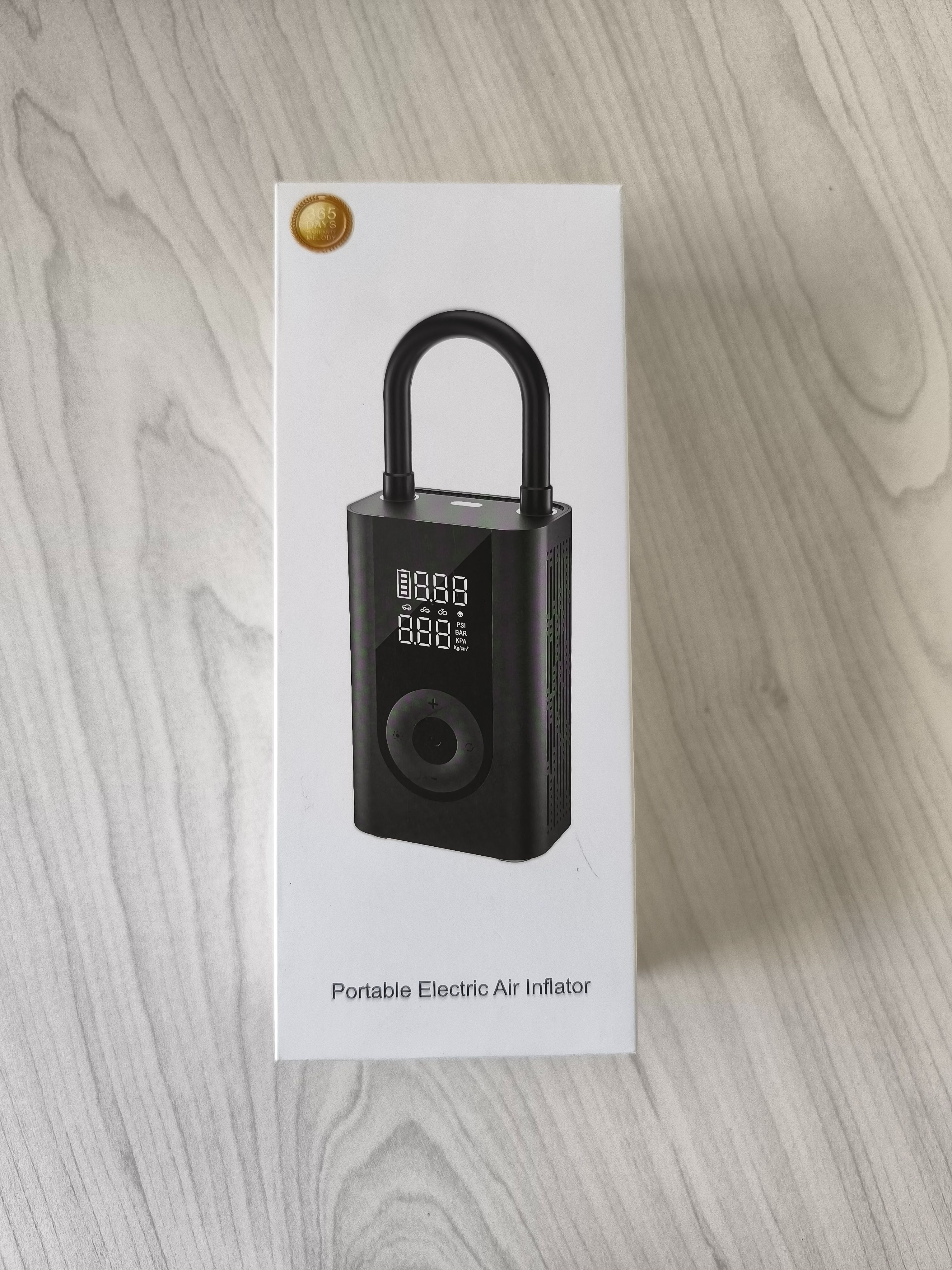 { Special Offer }Melody Polymer Portable ELECTRIC AIR INFLATOR Digital Pressure Detector ,Inflation Pressure  & 4000MAH Power Bank Function Inflates Car Tires,Mortobikes & Balls