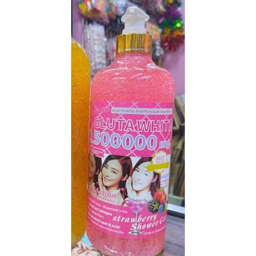 Gluta White 1500000 mg Strawberry Shower Gel
