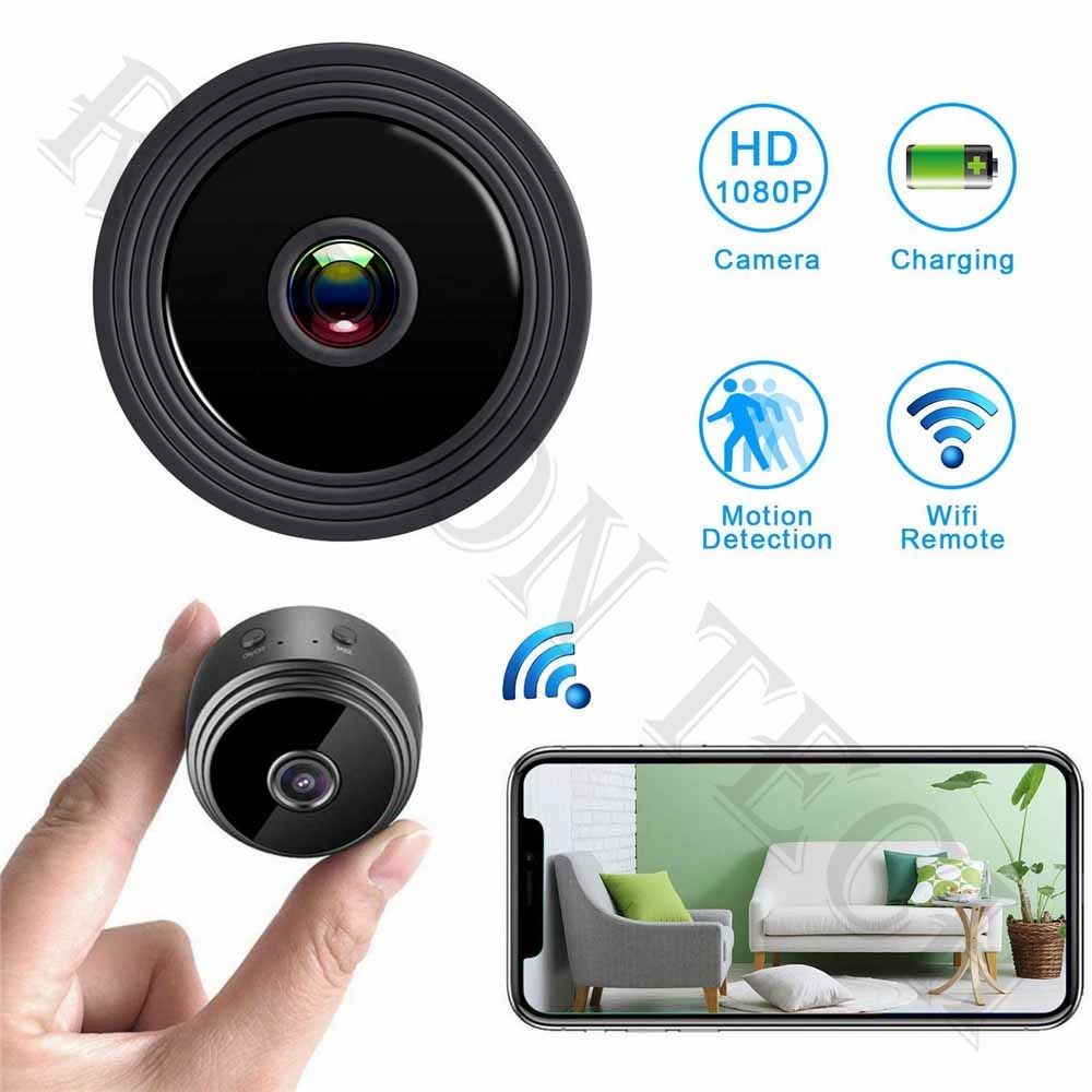 A9 Mini WiFi Nanny Camera 1080P HD Hidden Motion Detection Night Vision Spy Cam Wireless Home & Office Surveillance Security Camera.