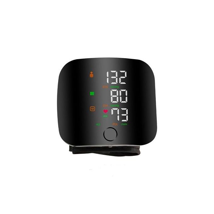 Digital Wrist Blood Pressure Monitor Automatic USB Rechargeable BP Machine Accurate Oscillometer Sphygmomanometer with Irregular Heartbeat Detection