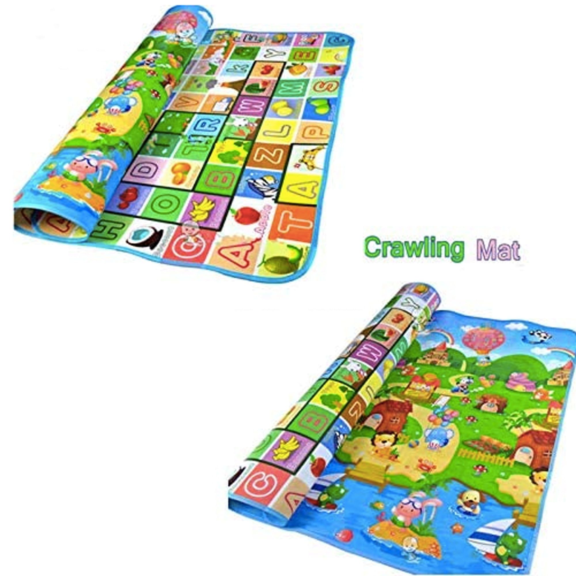 Baby Play Mat Crawling Mat Soft Foldable Waterproof Floor Mat Kids Toddler Foam Carpet Indoor Outdoor Play Mat Portable Baby Rug 200x180cm