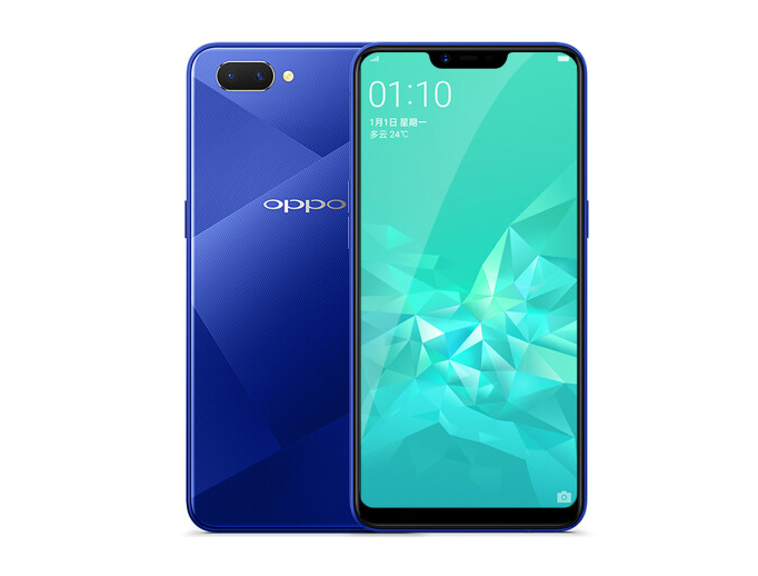 Refurbished phones oppoA5 A3s 4GB+64GB 6.2-inch 16MP+8MP Dual SIM smartphone， Facial unlocking Google support 64GB+4GB