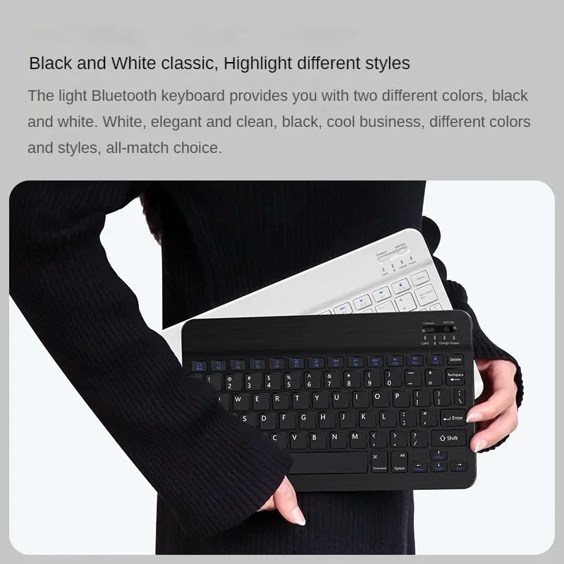 Wireless Keyboard Bluetooth-compatible Keyboard for Android IOS Windows Mini 78-Key Gaming Keybaord for PC IPad Tablet Keyboard