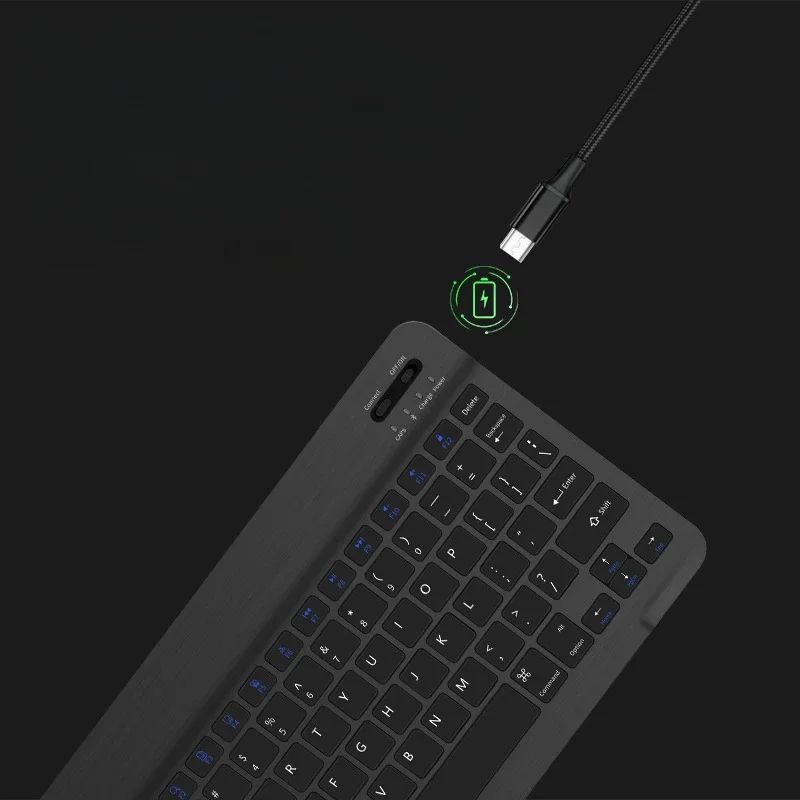 Wireless Keyboard Bluetooth-compatible Keyboard for Android IOS Windows Mini 78-Key Gaming Keybaord for PC IPad Tablet Keyboard