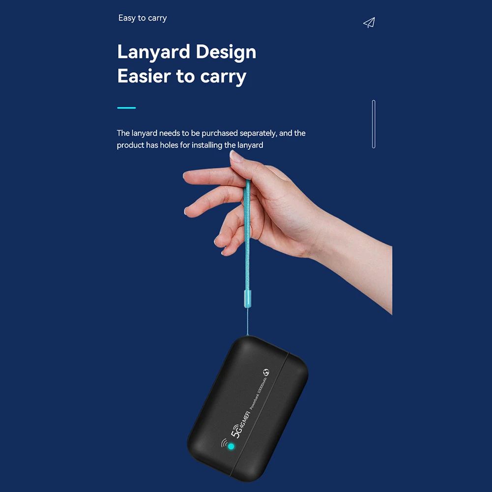 4G LTE Portable Power Bank WiFi 10000mAh Wireless Router Charger PW100 Mobile Power Bank Pocket WiFi for Business Office Network