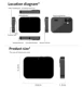 4K CCD Digital Camera 64MP Digital Video Camera with 3 Lens 3 Inch Touch Panel 16X Digital Zoom Built-in Flash IR Night Vision