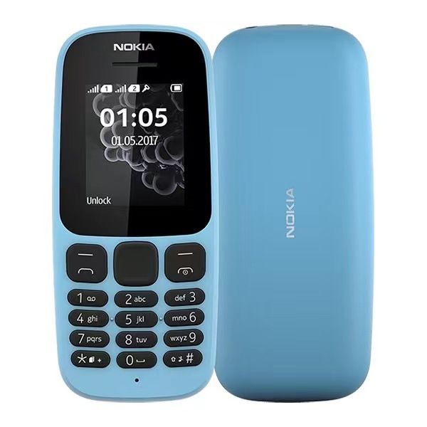 Refurbished Cross border mobile phone 105 2017 TA1034 straight button GSM quad band dual card elderly machine elderly machine