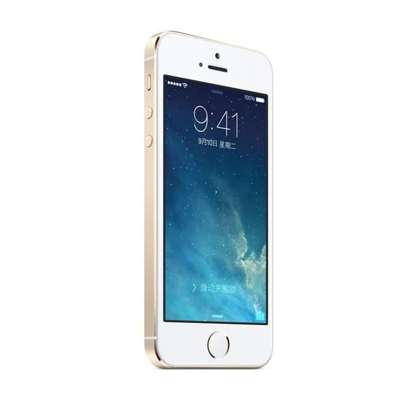 Refurbished  Apple iPhone 5S 4G LTE CellPhone Unlocked 1GB RAM 16GB/32GB/64GB ROM iCloud IOS WIFI Fingerprint  phone