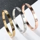 Trendy Crystal Bracelets for Women Fashion Titanium Love Pulseiras Stainless Steel Bangles Feminina Jewelry Gift sl295