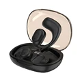F60 Wireless Earphones Stereo Sound Earbuds With Charging Case Ear Clips Built-in Microphone For Sports Work Running Cycling