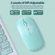 Bluetooth Mouse for iPad Air Pro 11 Tablet Phone PC Wireless Mause Silent Computer Mice Portable Working Mouse for Samsung