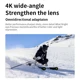 4K 60FPS Action Camera Stabilized WiFi for Cycling Motorcycle Helmet V9 With Remote Control Screen Waterproof Sports Camera