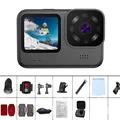 4K 60FPS Action Camera Stabilized WiFi for Cycling Motorcycle Helmet V9 With Remote Control Screen Waterproof Sports Camera