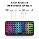 Bluetooth Wireless Keyboard Rechargeable Colorful Backlight 87 keys Mute Office Keyboard For IOS Android Windows Tablet iPad Air
