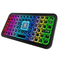 Bluetooth Wireless Keyboard Rechargeable Colorful Backlight 87 keys Mute Office Keyboard For IOS Android Windows Tablet iPad Air