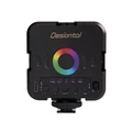 Mini RGB Hot Boot Fill Light Live Photography LED Portable Atmosphere Beauty Mobile Camera Pocket Light Adjustable