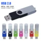 Metal USB Flash Drive 2.0 8GB 16GB 32GB 64GB 128GB Pen Drive 8 16 32 64 128 GB Pendrive Memory Stick Drives U Disk Waterproof