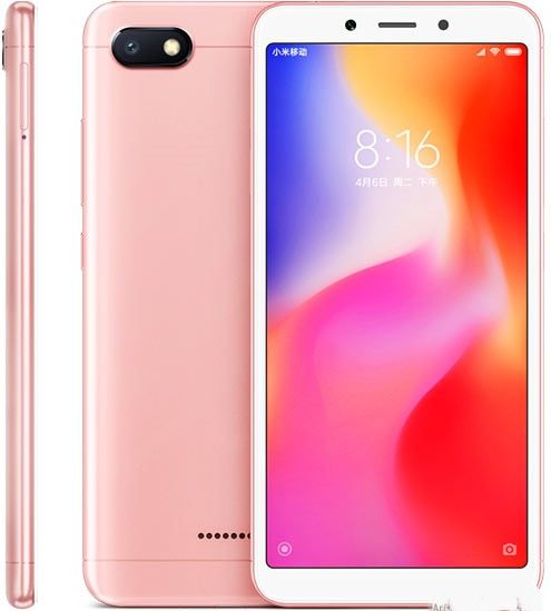 Refurbished Xiaomi Redmi 6A 32GB+3GB 5.45'' 3000mAh 13MP+5MP Android AI Face Unlock Smartphones Google play Full Screen  Processor Mobile Phones