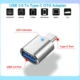 USB 3.0 OTG adapter USB-C to USB A converter suitable for Macbook Samsung Xiaomi Huawei LED USBC OTG connector