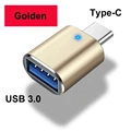 USB 3.0 OTG adapter USB-C to USB A converter suitable for Macbook Samsung Xiaomi Huawei LED USBC OTG connector