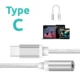 USB Type C To 3.5mm Audio Jack Adapter Connecting Cellphones Type C To Earphones Cable Converter For Wired Headphones Adapter