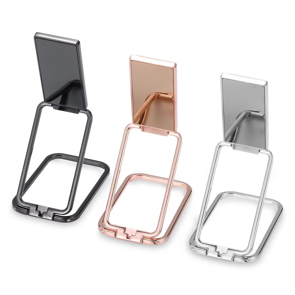 360 Rotation Adjustable Phone Holder Ultra Thin Finger Ring Foldable Mount Stand Portable Metal Phone Kickstand
