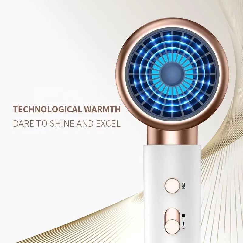 2000W 5th Gear Professional Hair Dryer Negative Lonic Blow Dryer Hot Cold Wind Air Brush Hairdryer Strong PowerDryer Salon Tool
