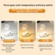 Folding Mini Clip Book Lamp USB Rechargeable LED Night Light 3 Modes Eye Protection Stepless Dimmable Flexible Bedroom Reading