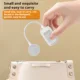 Folding Mini Clip Book Lamp USB Rechargeable LED Night Light 3 Modes Eye Protection Stepless Dimmable Flexible Bedroom Reading
