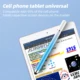 2 in 1 Stylus Pen for Mobile Phone Tablet Capacitive Touch Pencil For iPhone Samsung Android Drawing Screen Pencil