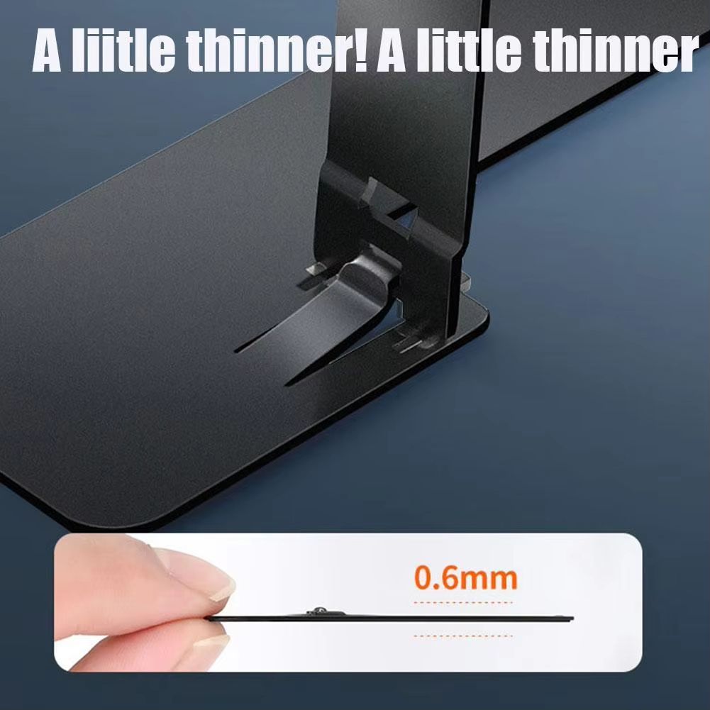 Ultra Thin Mini Phone Kickstand Universal Desktop Phone Holder Stand Metal Steel Folding Desk Bracket for IPhone