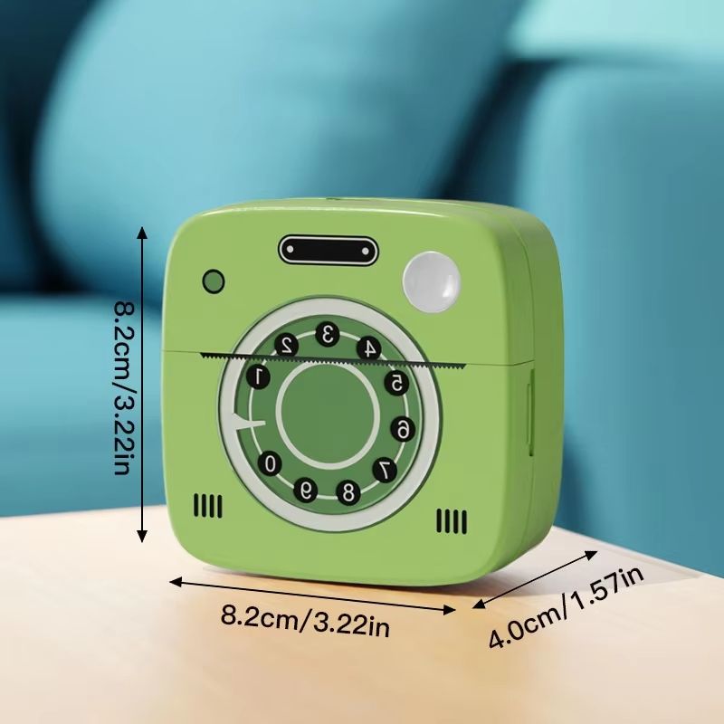 G1 Photo Pocket Printer with 2 Roll for iOS Android Bluetooth Mini Printers Sticker Thermal Printing for Office Kitchen School